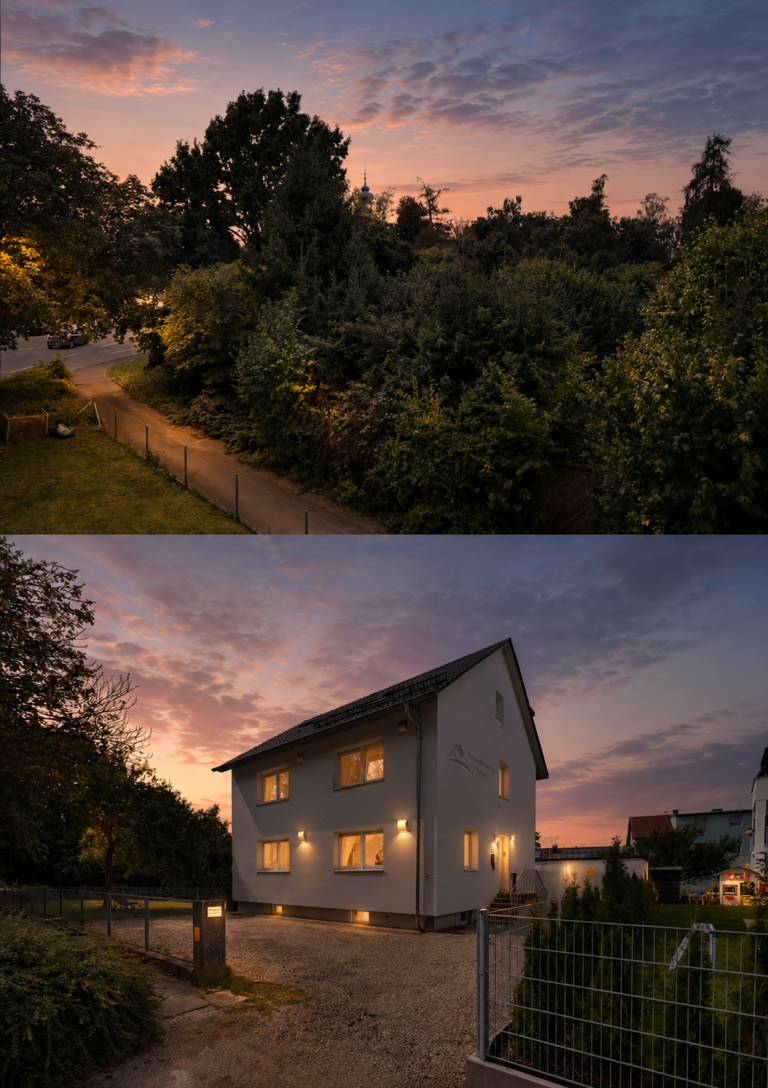 Ferienhaus in Laupheim mit Garten und kostenlosen Parkplätzen
